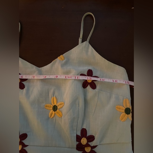 EUC SHIEN 2X Mod Floral Dress / Embroidered/ Y2K / Excellent Condition ๐๐๐ค - Picture 7 of 8